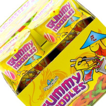GUMMY NOODLES GOMMOSI ASSORTITI CON SCIROPPO ALLA FRUTTA Pz 12 x 63g Funny Candy